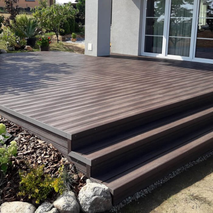 3D Classic Composite Decking Board Brown – 4 m - Image 5