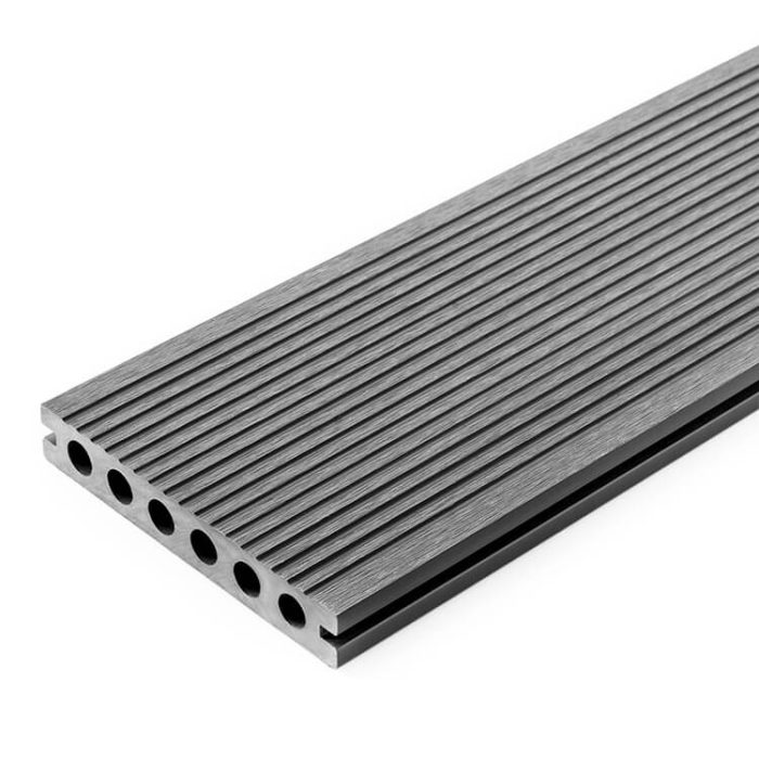 3D Classic Composite Decking Board Gray – 3 m - Image 4