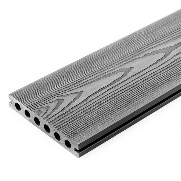 3D Classic Composite Decking Board Gray – 3,5 m - Image 2