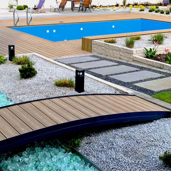 3D Classic Composite Decking Board Honey Teak – 3,5 m - Image 10