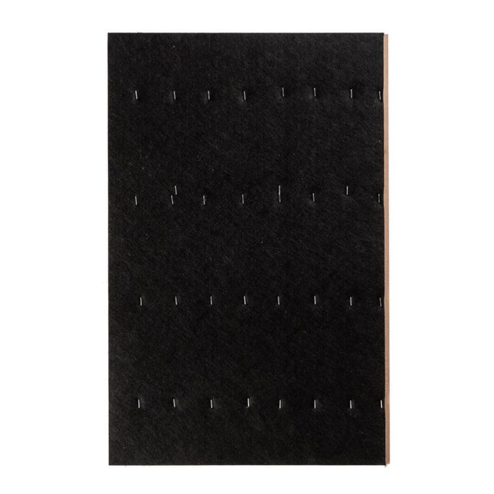 Acoustic Interior Slatted Wall Panel on Felt Natural Wood Veneer 2 x 32 cm – 2,7 m - Image 4