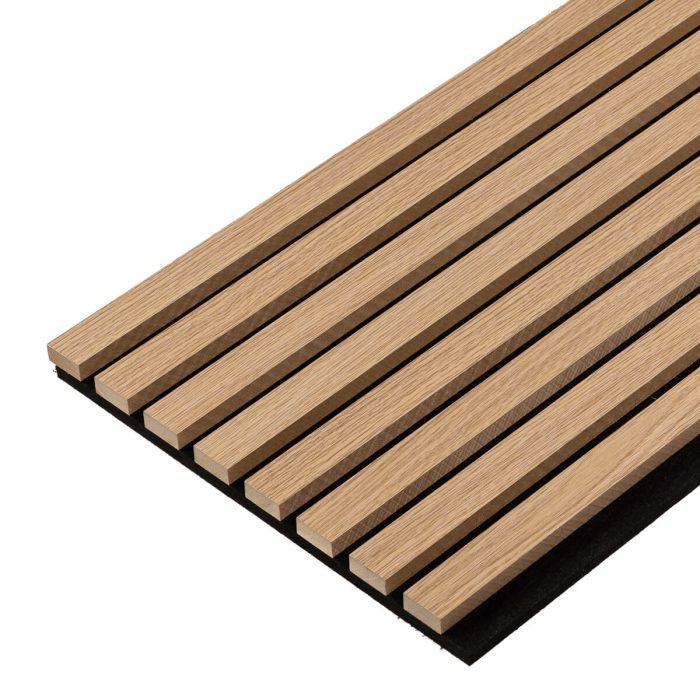 Akustična unutarnja zidna obloga furnirana Sonoma Oak 2 x 32 cm – 2,7 m