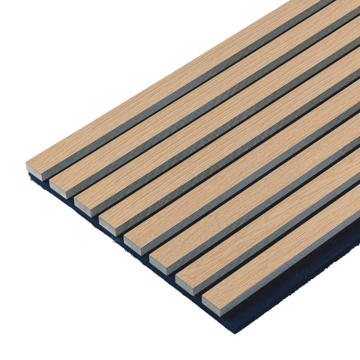 Acoustic Interior Slatted Wall Panels on Felt Sonoma Oak 2 x 32 cm – 2,7 m - Image 3