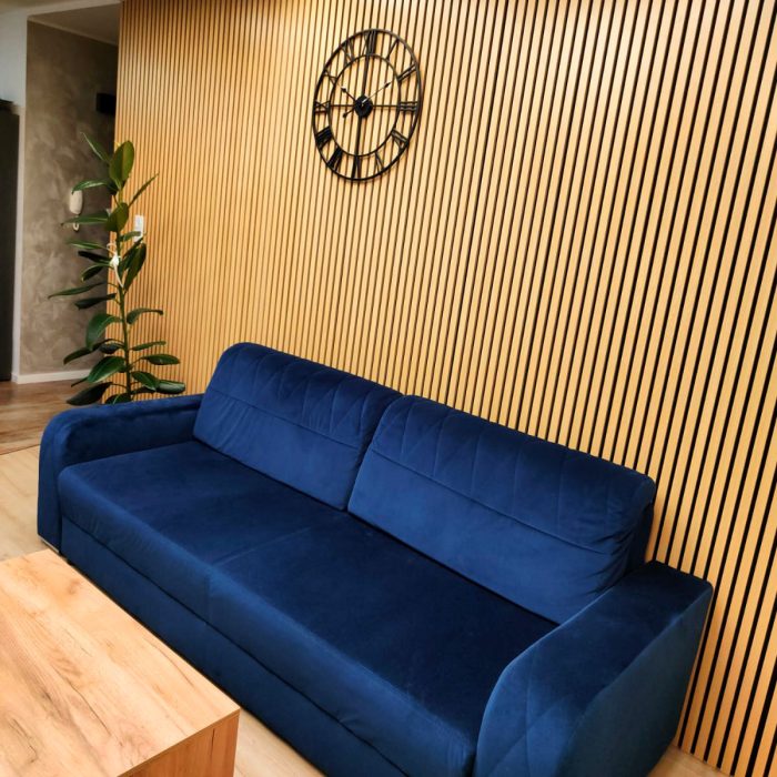 Acoustic Interior Slatted Wall Panels on Felt Sonoma Oak 2 x 32 cm – 2,7 m - Image 9