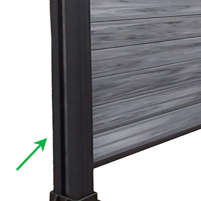 Aluminum Fence Post 68 x 68 mm – 2 m - Image 8