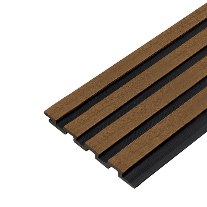 WPC zidna obloga DUO Teak/Black – 2,9 m
