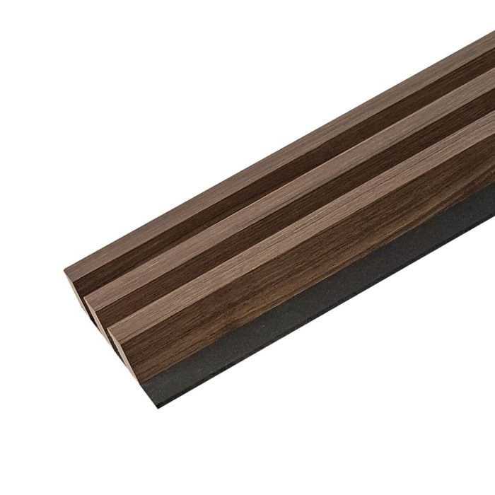 Wall Slats on HDF Board Rustic Oak 4,1 x 17 cm – 2,7 m - Image 3