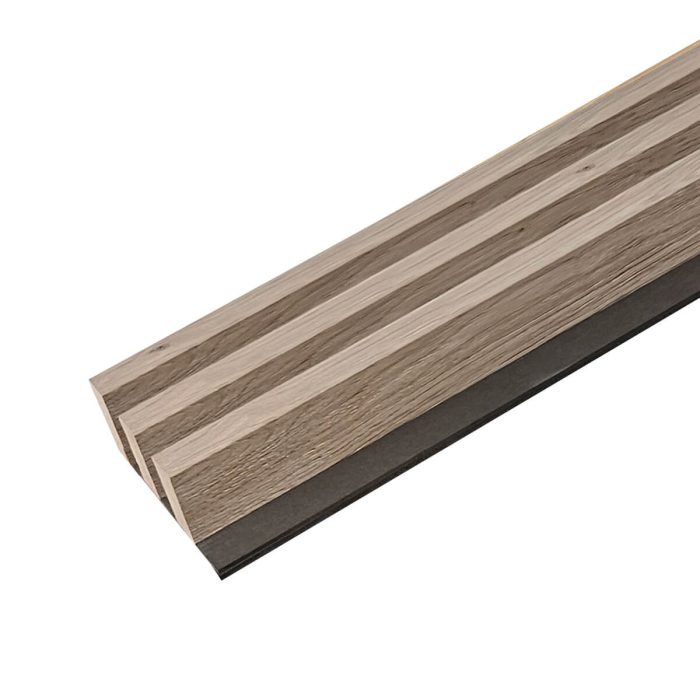 Wall Slats on HDF Board Sonoma Oak 4,1 x 17 cm – 2,7 m - Image 3