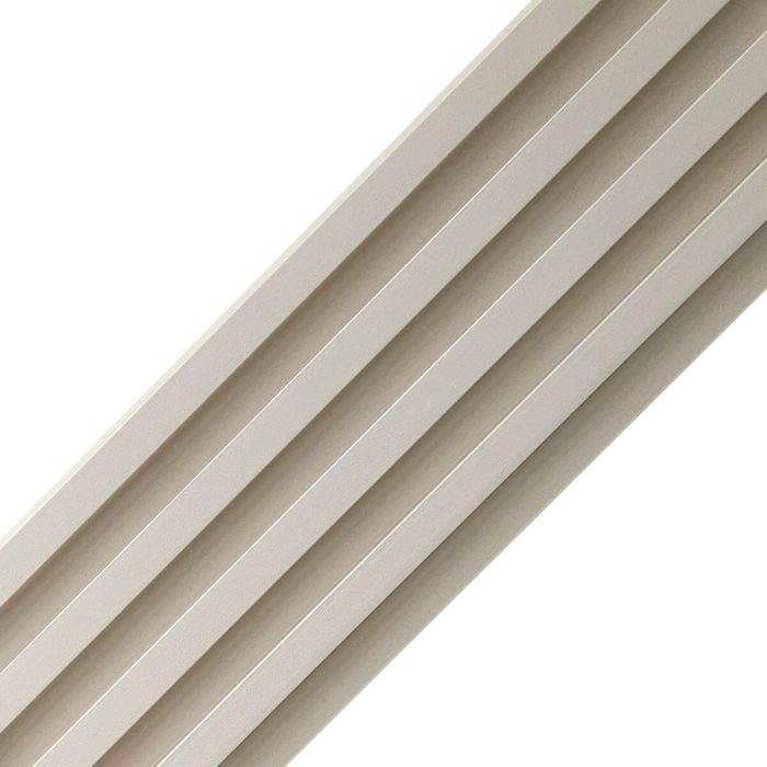 Decorative Wall Slats Glitter Ecru 2,4 x 16,8 cm – 2,7 m - Image 2