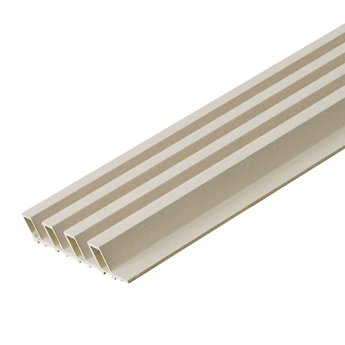 Decorative Wall Slats Glitter Ecru 2,4 x 16,8 cm – 2,7 m - Image 4