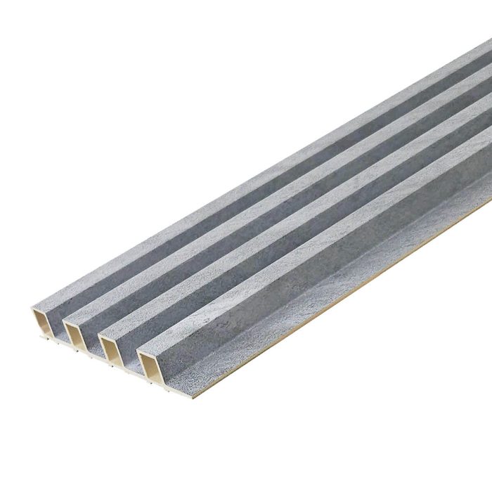 Decorative Wall Slats Glitter Gray 2,4 x 16,8 cm – 2,7 m - Image 4