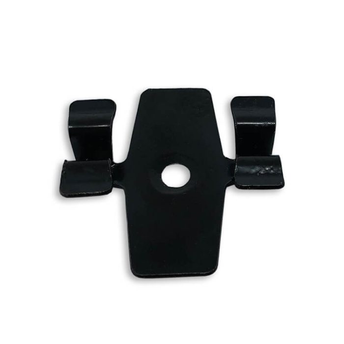 Stainless Steel Mounting Clip L-7 for 3D boards + Screw – 100 pcs. (Black) - Image 2