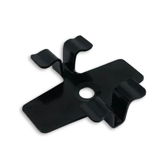 Stainless Steel Mounting Clip L-7 for 3D boards + Screw – 100 pcs. (Black) - Image 4
