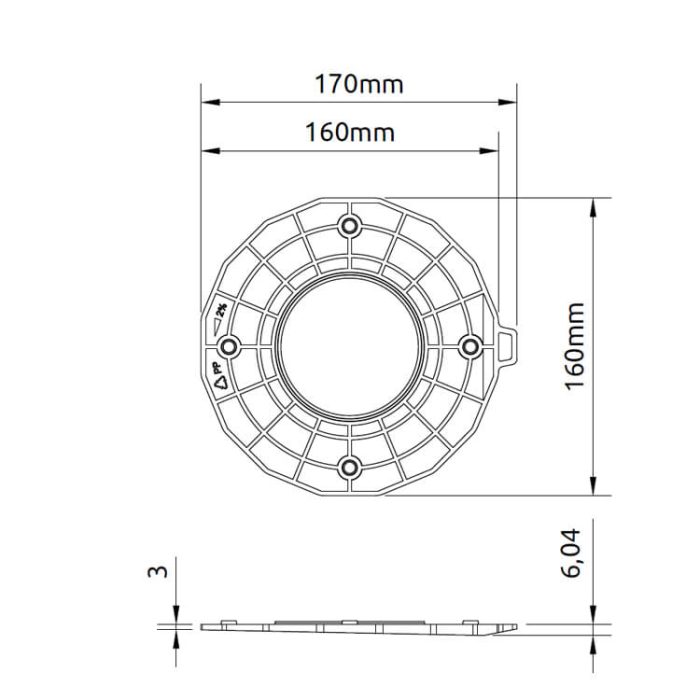 Pedestal Levelling Disc 1% - Image 10
