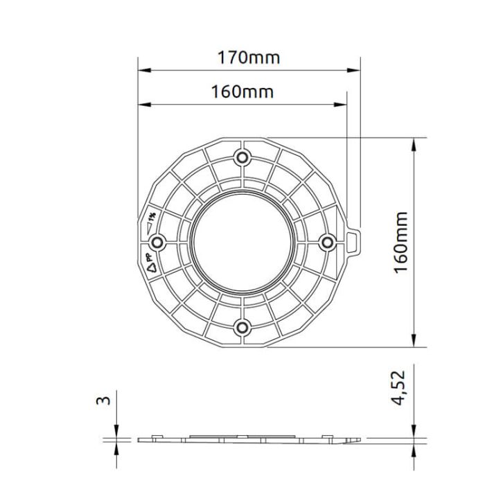 Pedestal Levelling Disc 1% - Image 2