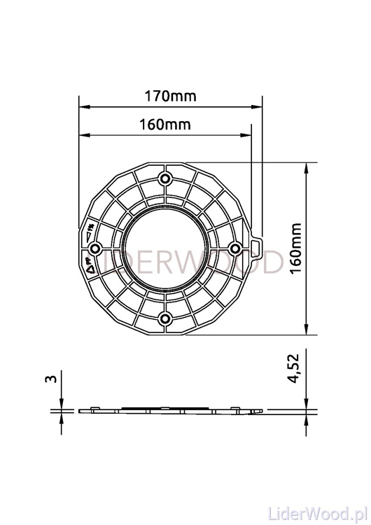 Pedestal Levelling Disc 1% - Image 4