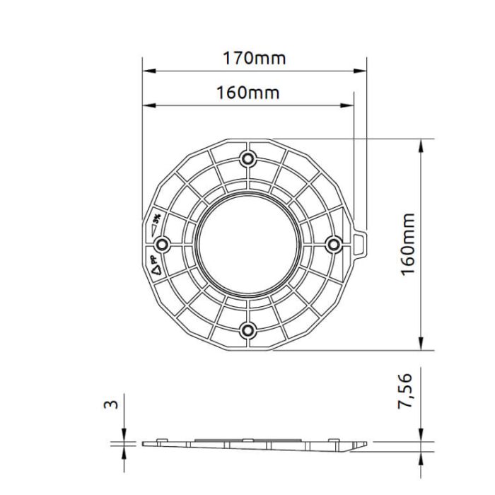 Pedestal Levelling Disc 3% - Image 2