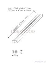Low Composite Joist 40 x 20 mm – length 3 m - Image 9