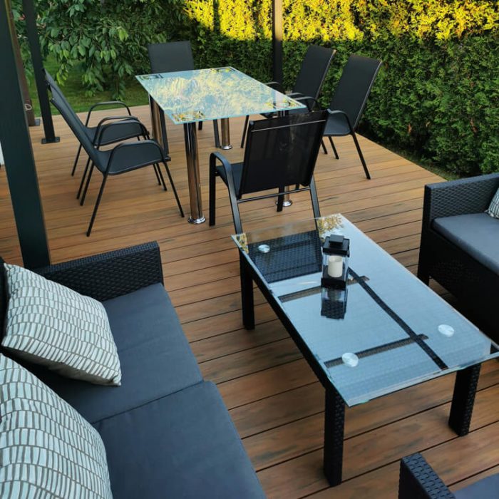 Premium Composite Decking Board Amber / Antique – 4 m - Image 14