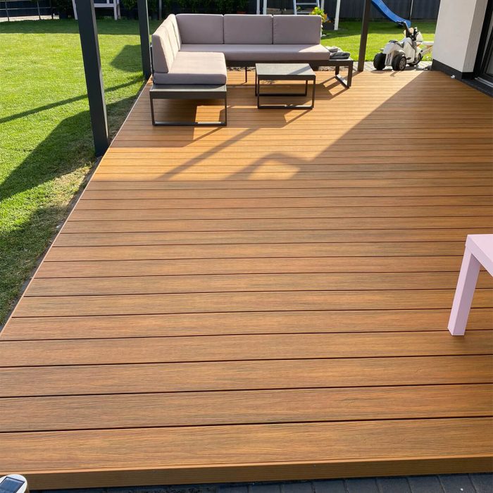 Premium Composite Decking Board Amber / Antique – 4 m - Image 7