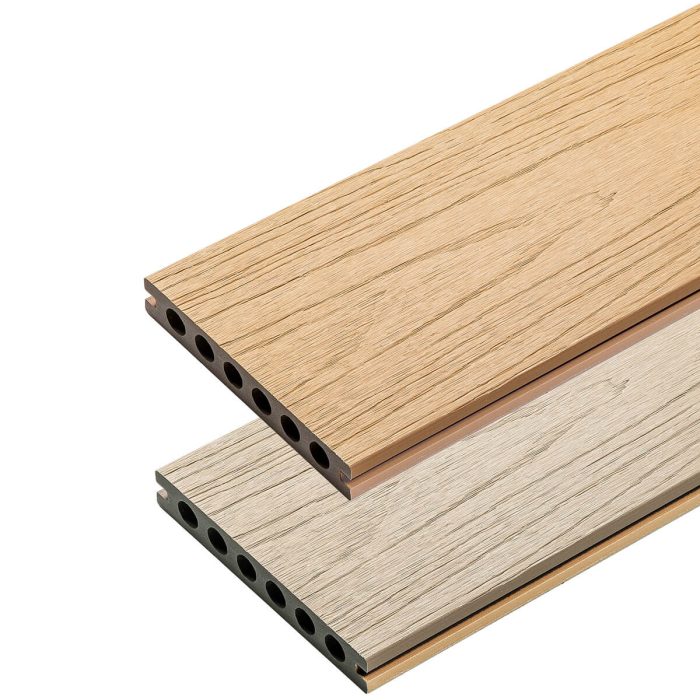 Premium Composite Decking Board Ecru / Light Oak – 2,8m - Image 4