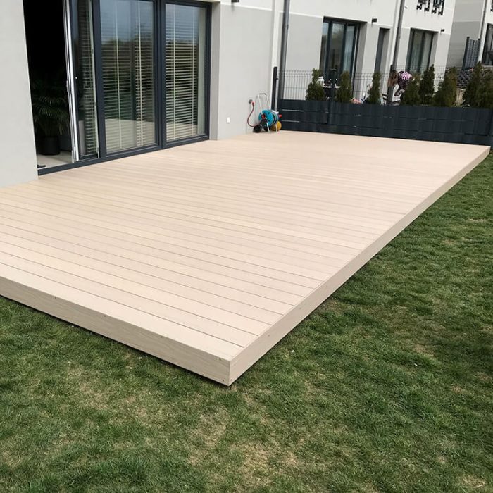 Premium Composite Decking Board Ecru / Light Oak – 2,8m - Image 7