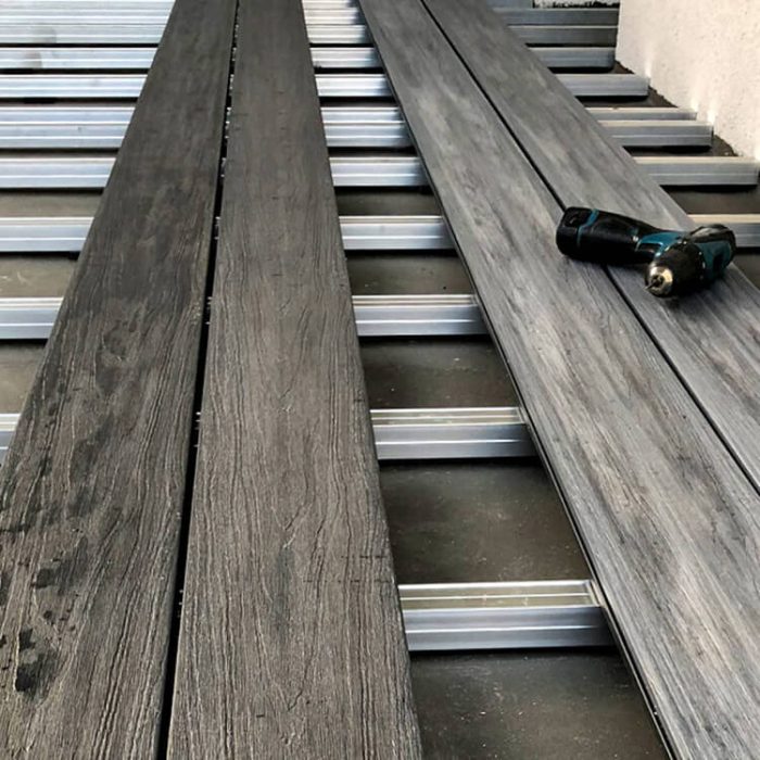 Premium Composite Decking Board Gray / Anthracite – 3,5 m - Image 10