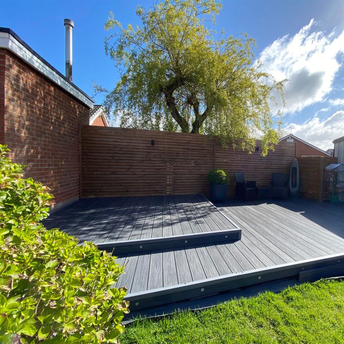 Premium Composite Decking Board Gray / Anthracite – 3,5 m - Image 3