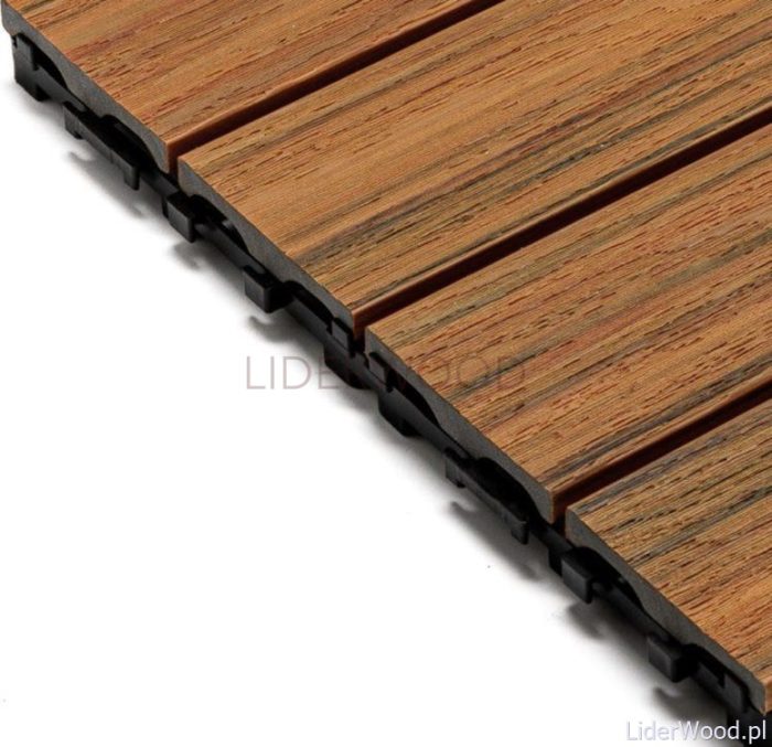Premium Composite Decking Tile Amber 30 x 30 x 2,5 cm - Image 17