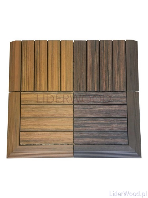 Premium Composite Decking Tile Amber 30 x 30 x 2,5 cm - Image 18