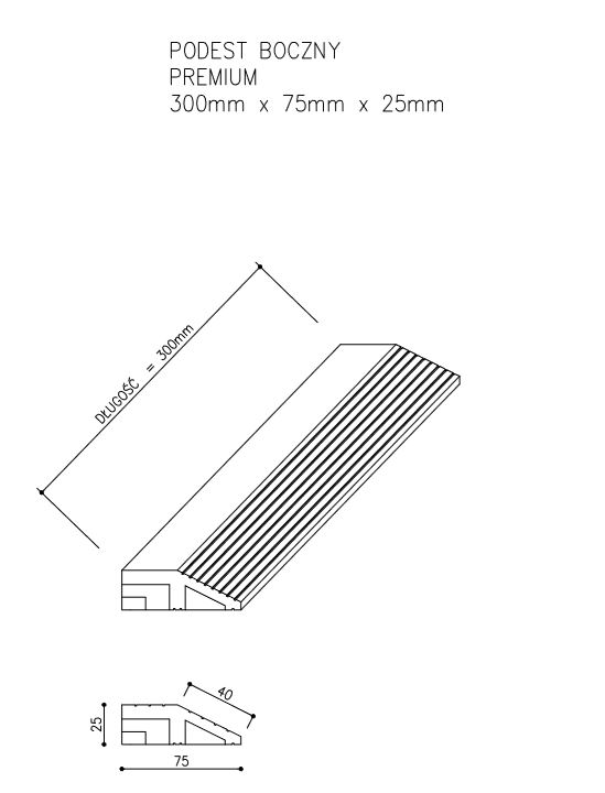 Premium Composite Decking Tile Side Amber - Image 10