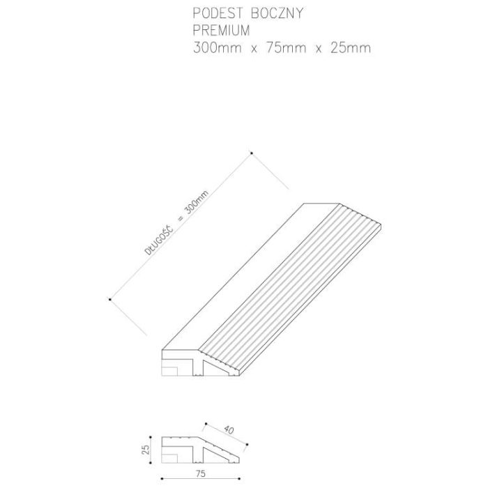 Premium Composite Decking Tile Side Gray - Image 5