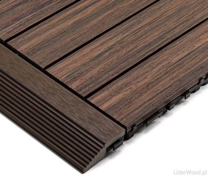 Premium Composite Decking Tile Side Redwood - Image 5
