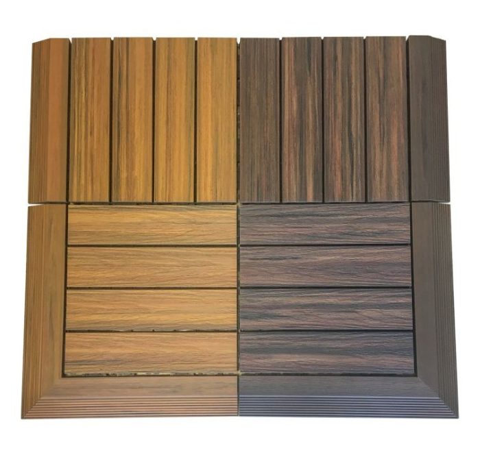 Premium Composite Decking Tile Side Redwood - Image 8