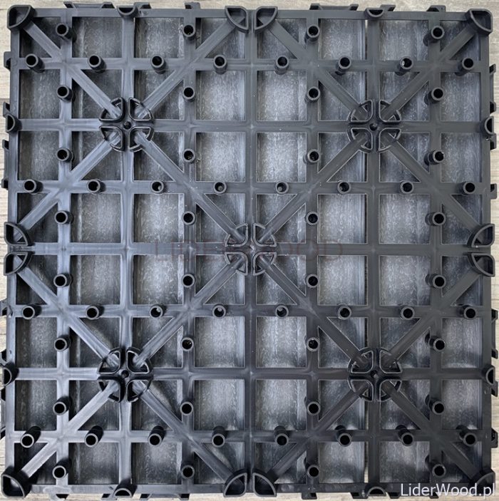 Premium Composite Decking Tile Gray 30 x 30 x 2,5 cm - Image 11