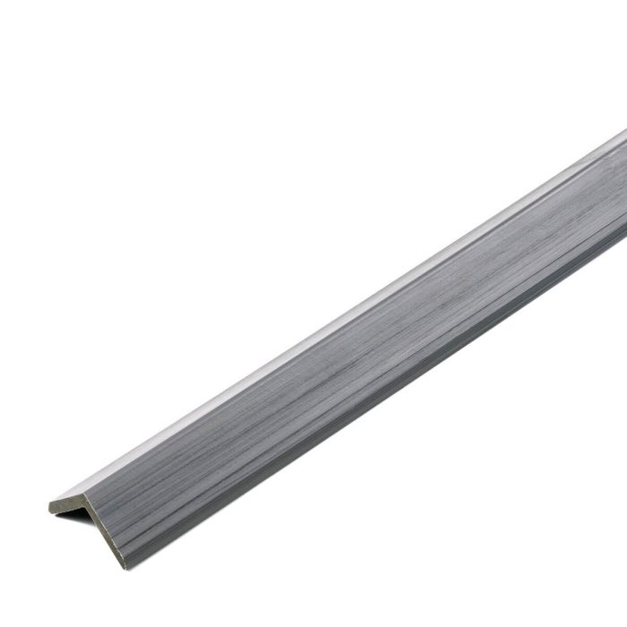 WPC kutni L-profil Premium svijetlo siva 50×50 mm – 2,9 m