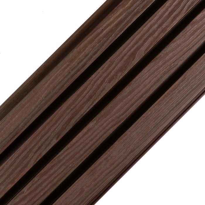 Premium 3D Composite Slatted Cladding Board Walnut – 2,9 m - Image 4