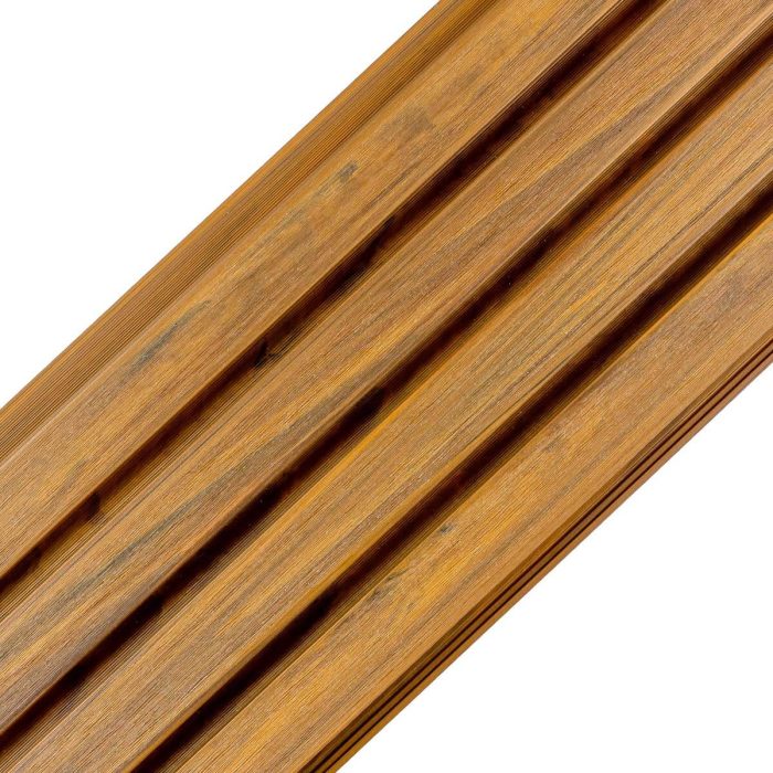 Premium Composite Slatted Cladding Board Antique Oak – 2,9 m - Image 3