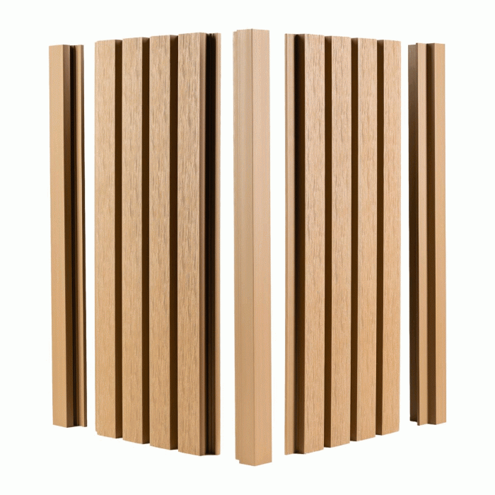 Premium Composite Slatted Cladding Board Oak – 2,9 m - Image 6