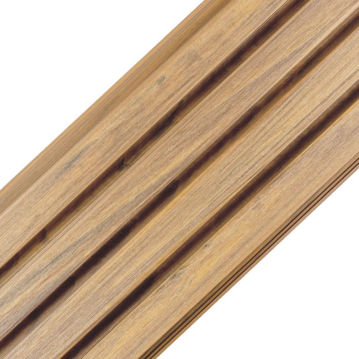 Premium Composite Slatted Cladding Board Winchester Oak – 2,9 m - Image 3