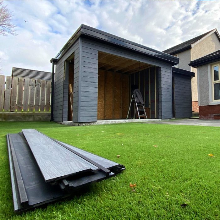 Brushed Premium Composite Cladding Board Gray – 3,6 m - Image 5