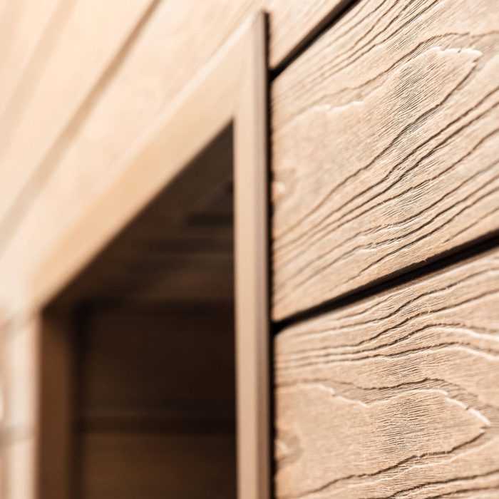 Premium Brushed Composite Cladding Board Teak – 2,9 m - Image 7