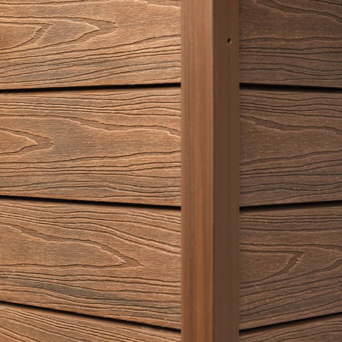Premium Brushed Composite Cladding Board Teak – 2,9 m - Image 8