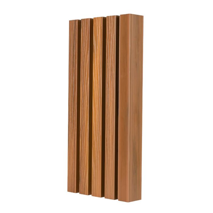Starter-Finishing Slatted F-Type Trim WPC Premium Amber 36,5 x 49,5 mm – 2,9 m - Image 4