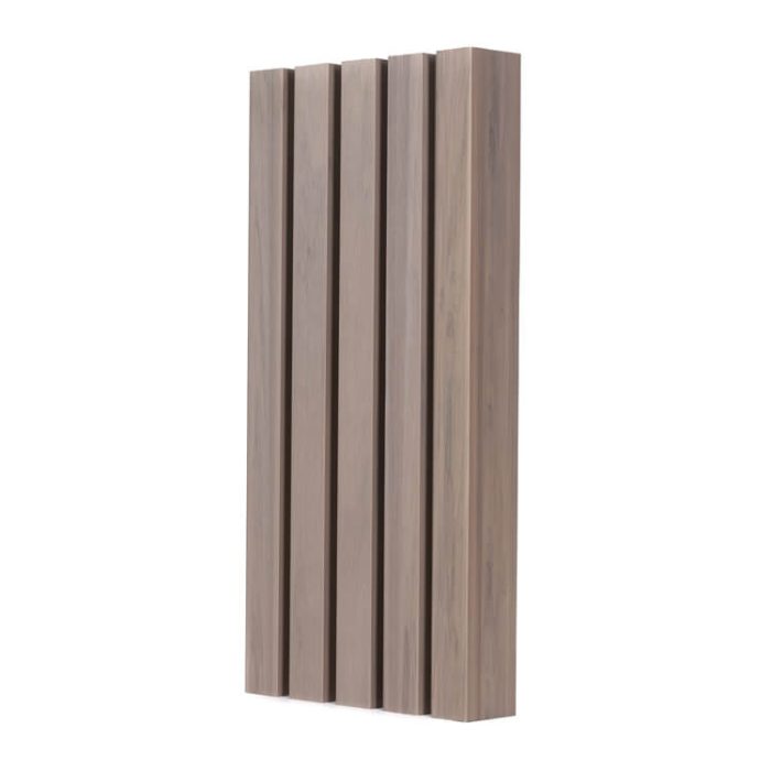 Starter-Finishing Slatted F-Type Trim WPC Premium Antique 36,5 x 49,5 mm – 2,9 m - Image 3