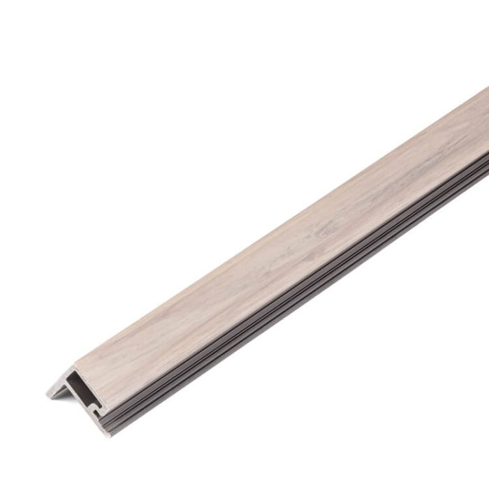 WPC F-profil, početak/kraj Premium Ecru 36,5 x 49,5 mm – 2,9 m