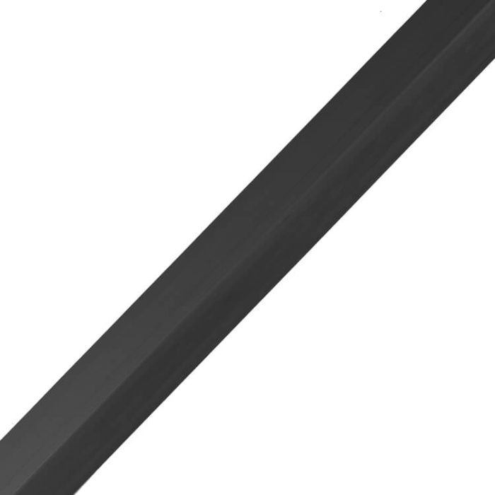 Starter-Finishing Slatted F-Type Trim WPC Premium Graphite 36,5 x 49,5 mm – 2,9 m - Image 2