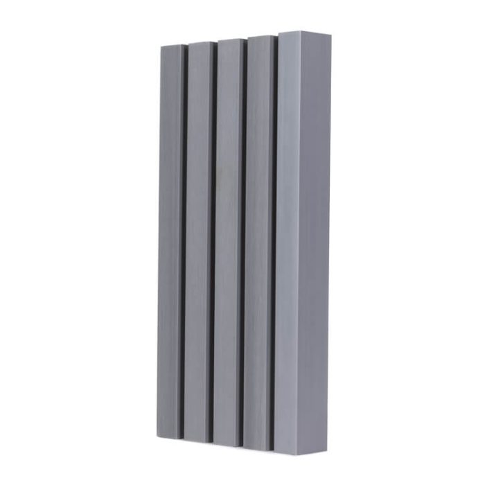 Starter-Finishing Slatted F-Type Trim WPC Premium Gray 36,5 x 49,5 mm – 2,9 m - Image 4