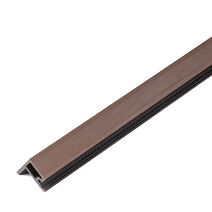 WPC F-profil, početak/kraj Premium Redwood 36,5 x 49,5 mm – 2,9 m