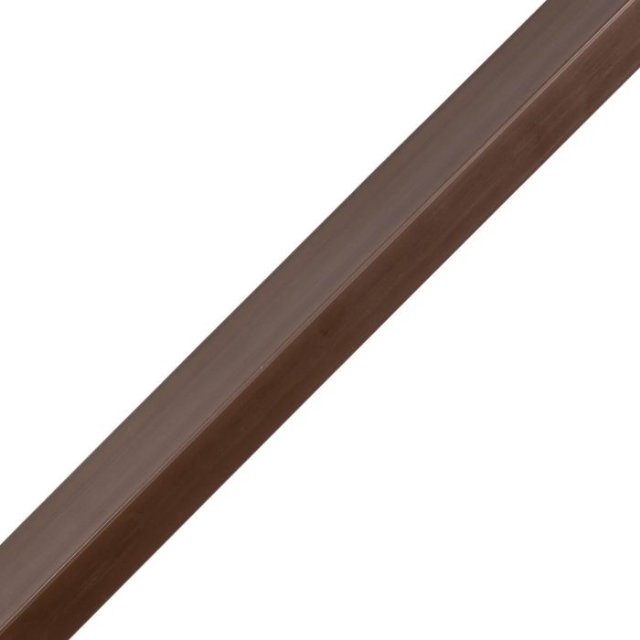 Starter-Finishing Slatted F-Type Trim WPC Premium Walnut 36,5 x 49,5 mm – 2,9 m - Image 2